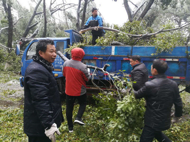 厦门行政管理学院教职工抗击冰冻雨雪灾害